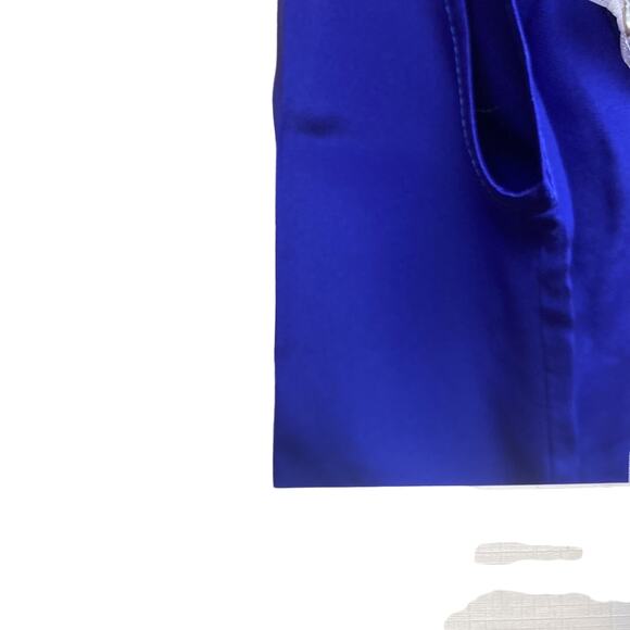 Naked Princess Le Marche Silk Romper Sapphire Blue New with Tags Size Small - Picture 6 of 7